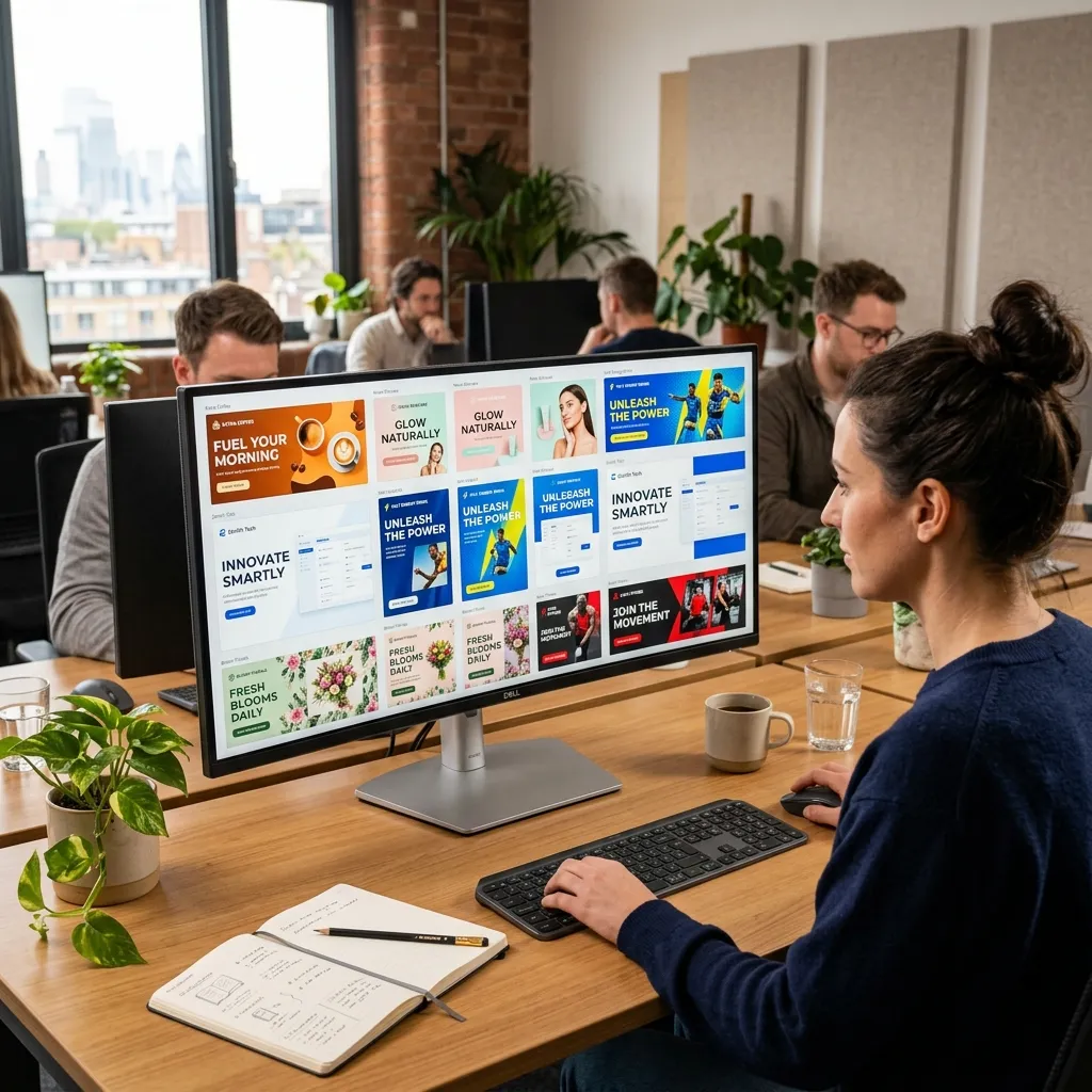 Multi-client ad creative workflow for agencies